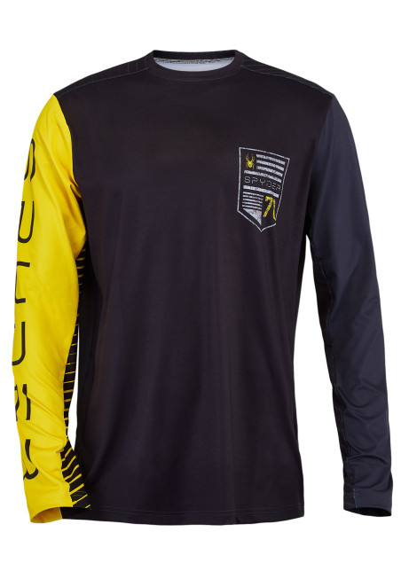 detail Pánské funkční tričko Spyder-204066-001 PUMP-Long Sleeve Top-black