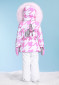 náhled Dětská bunda Poivre Blanc W23-1003-BBGL/C Ski Jacket Check Lolly Pink