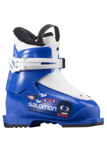 Sjezdové boty Salomon T1 Race Blue/White