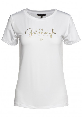 Dámské tričko Goldbergh LUZ short sleeve top WHITE