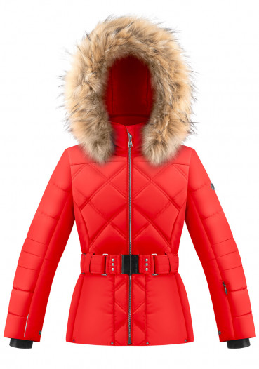 detail Dětská bunda Poivre Blanc W23-1003-JRGL/A Ski Jacket Scarlet Red 