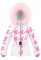náhled Dětská bunda Poivre Blanc W23-1003-JRGL/C Ski Jacket Check Lolly Pink
