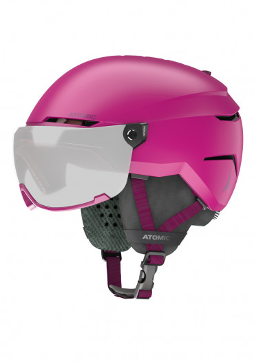 detail Sjezdová helma Atomic Savor Visor JR Pink