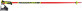 náhled Hole  Leki WCR Lite SL 3D, bright red-black-neonyellow