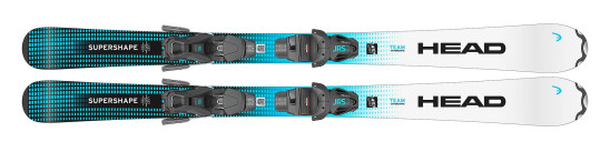 detail Dětské sjezdové lyže Head Supershape Team Easy + JRS 7.5 GW CA wh/bl
