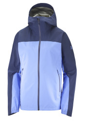 Dámská bunda SALOMON OUTLINE GTX® 2.5L JKT W MOOD INDIGO/PROV