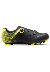 Cyklistické tretry NORTHWAVE ORIGIN PLUS 2 BLACK/YELLOW FLUO