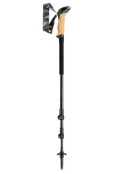  Trekingové hole Leki Black Series Carbon, black-black gray-dark anthracite, 100-135 cm