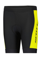 Dětské cyklistické kraťasy Scott Shorts Jr RC Pro Black/Sulphur Yellow