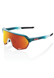 Sluneční brýle 100% S2 - Gloss Metallic Bora / Matte White - HiPER Red Multilayer Mirror Lens