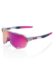 Sluneční brýle 100% S2 - Polished Translucent Grey - Purple Multilayer Mirror Lens
