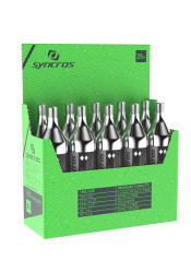 Náhradní bombička Scott SYN CO2 cartridge 25g thread. Silver 1 kus