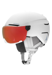 Sjezdová helma Atomic SAVOR VISOR PHOTO White H.