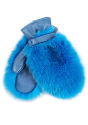 Dámské rukavice Gena Mittens Massa Bis Fox Light Blue