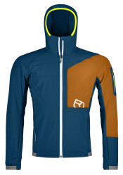 Pánská bunda Ortovox Berrino Hooded Jacket M Petrol Blue 