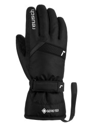 Dětské lyžařské rukavice Reusch Flash GORE-TEX JR Black/White