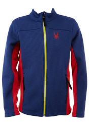 Dětský svetr Spyder Boys Bandit Full Zip Abyss/volcano