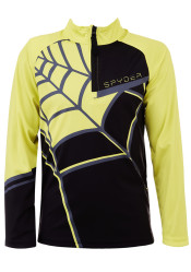 Dětský rolák Spyder Boys Web-Zip T-Neck-black yellow