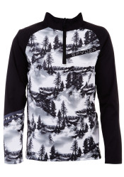 Dětský rolák Spyder Boys Treeline-Zip T-Neck-tree line