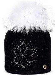 Granadilla Sylvain Fur Beanie 001 Black
