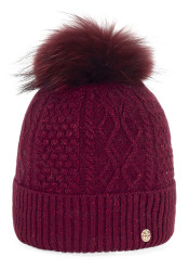 Granadilla Seigner Fur Beanie 066 Bordeaux