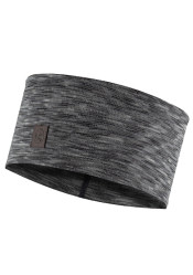 Čelenka Buff 129735.952.10 Merino Wide Headband Multistripes Fog Grey