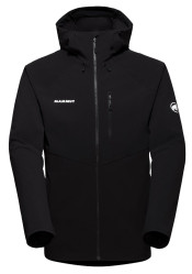 Pánská bunda Mammut Ultimate Comfort SO Hooded Jacket Men Black