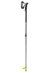 Trekingové hole Leki Guide Lite 2 Carbon, dark anthracite-neonyellow-black 105-150