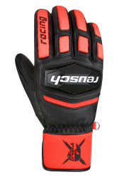 Pánské rukavice Reusch Worldcup Warrior Team 7809 Black/Fluo Red