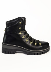 Dámské boty Nis 2015456/32 Scarponcino Pelle Vitello Nero