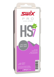 Skluzný vosk Swix HS07-18 High Speed,fialový,-2°C/-8°C,180g