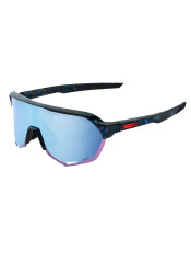 Sluneční brýle 100% S2 Black Holographic Hiper Blue Multilayer Mirror Lens