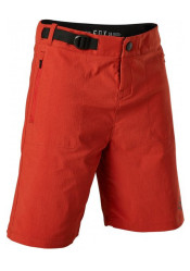 Dětské cyklistické kraťasy Fox Yth Ranger Short W/Liner Red Clay