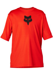 Dětský cyklistický dres Fox Yth Ranger Ss Jersey Fluo Red