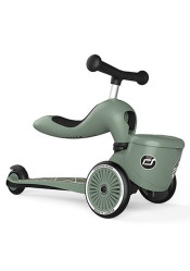 Dětské odrážedlo a koloběžka Scootandride Highwaykick 1 Lifestyle Green Lines