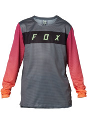 Dětský cyklistický dres Fox Yth Flexair Ls Jersey Pewter