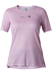 Dámský cyklistický dres  Fox W Flexair Ss Jersey Blush