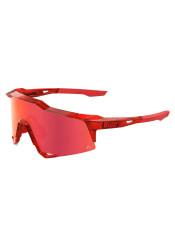 Sluneční brýle 100% SPEEDCRAFT - Gloss Translucent Red - Hiper Red Mirror lens