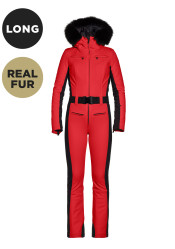 Dámský overal Goldbergh Parry LONG Ski Jumpsuit Real Border Flame