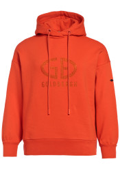 Dámská mikina Goldbergh Sparkling Hooded Sweater Burned Orange