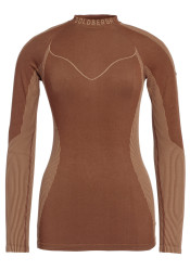 Dámské triko Goldbergh Fast Baselayer Long Sleeve Mocha