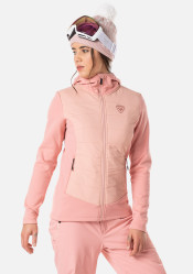 Dámská mikina Rossignol W Classique Hybrid Clim Pink