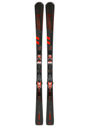 Sjezdové lyžování Rossignol FORZA 60° V-TI KONECT + NX 12 K GW B80 Blk/Hot Red