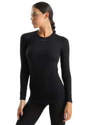 UYN W Energyon Biotech UW Shirt Long_Sl Black