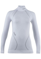 UYN W Ambityon Uw Shirt Lg_Sl Turtle Neck Optical White/White/Pearl Grey