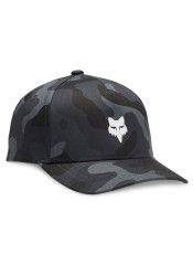 Fox Yth Fox Head Camo 110 Sb Hat Black Camo
