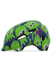 Dětská cyklistická helma GIRO Scamp II Mat Midnight/Green Inked