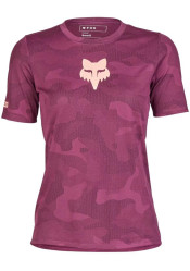 Dámský cyklistický dres Fox W Ranger Tru Dri Ss Jersey Sangria