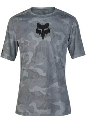 Pánský cyklistický dres Fox Ranger Tru Dri Ss Jersey Cloud Grey
