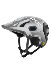 Cyklistická helma POC Tectal Race MIPS Argentite Silver/Uranium Black Matt